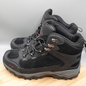 Nortiv 8 Boots Mens 8 Black Suede Hiking Outdoors JS19004M